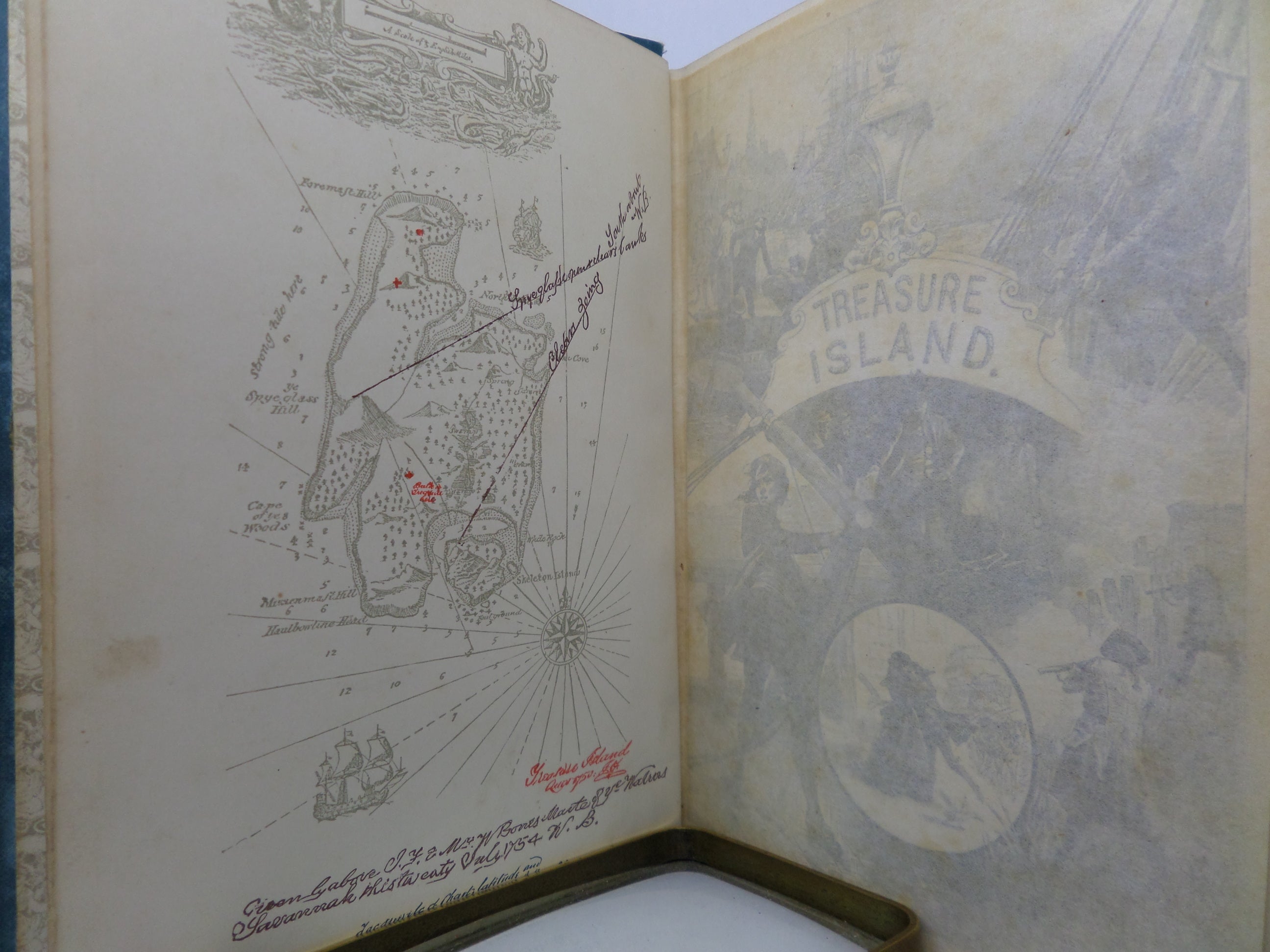 TREASURE ISLAND BY ROBERT LOUIS STEVENSON 1896 ILLUSTRATED EDITION