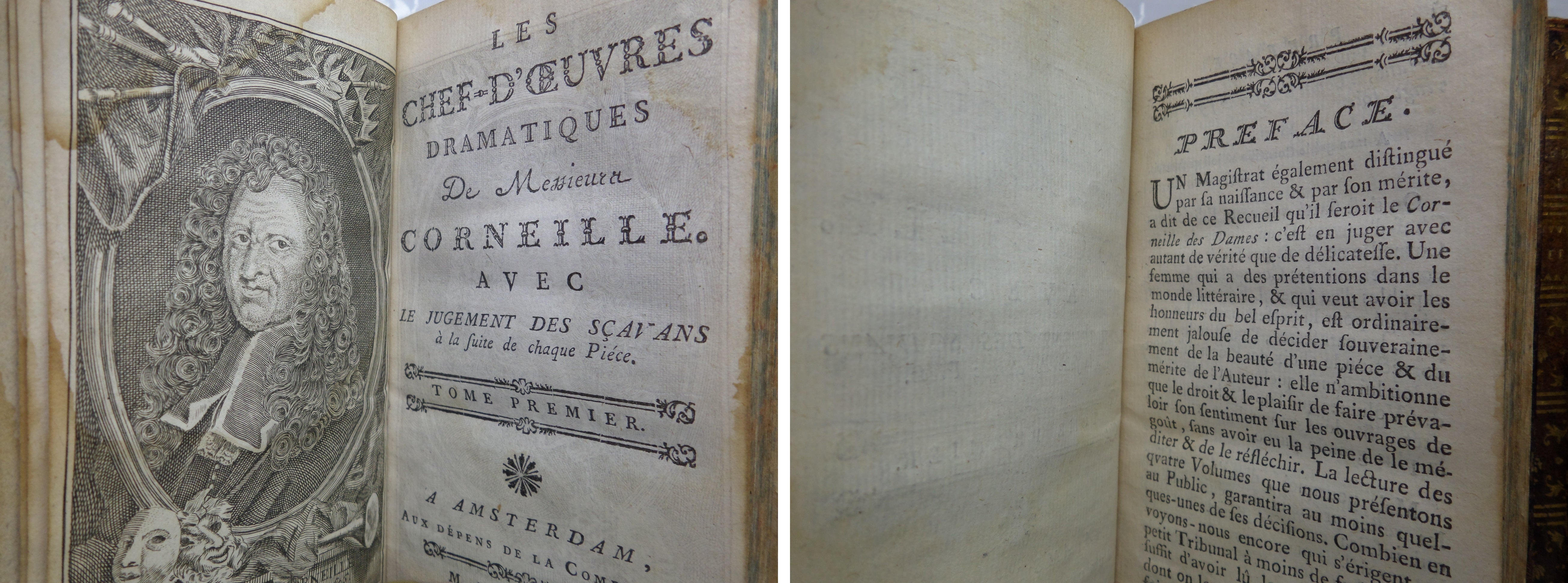 LES CHEF-D'OEUVRES DRAMATIQUES DE MESSIEURS CORNEILLE 1773 LEATHER-BOUND SET