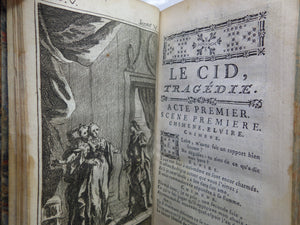 LES CHEF-D'OEUVRES DRAMATIQUES DE MESSIEURS CORNEILLE 1773 LEATHER-BOUND SET