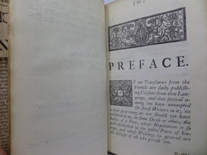 FABLES AND TALES FROM LA FONTAINE IN FRENCH AND ENGLISH 1734 FIRST EDITION