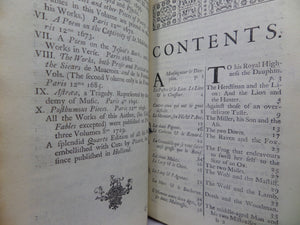 FABLES AND TALES FROM LA FONTAINE IN FRENCH AND ENGLISH 1734 FIRST EDITION