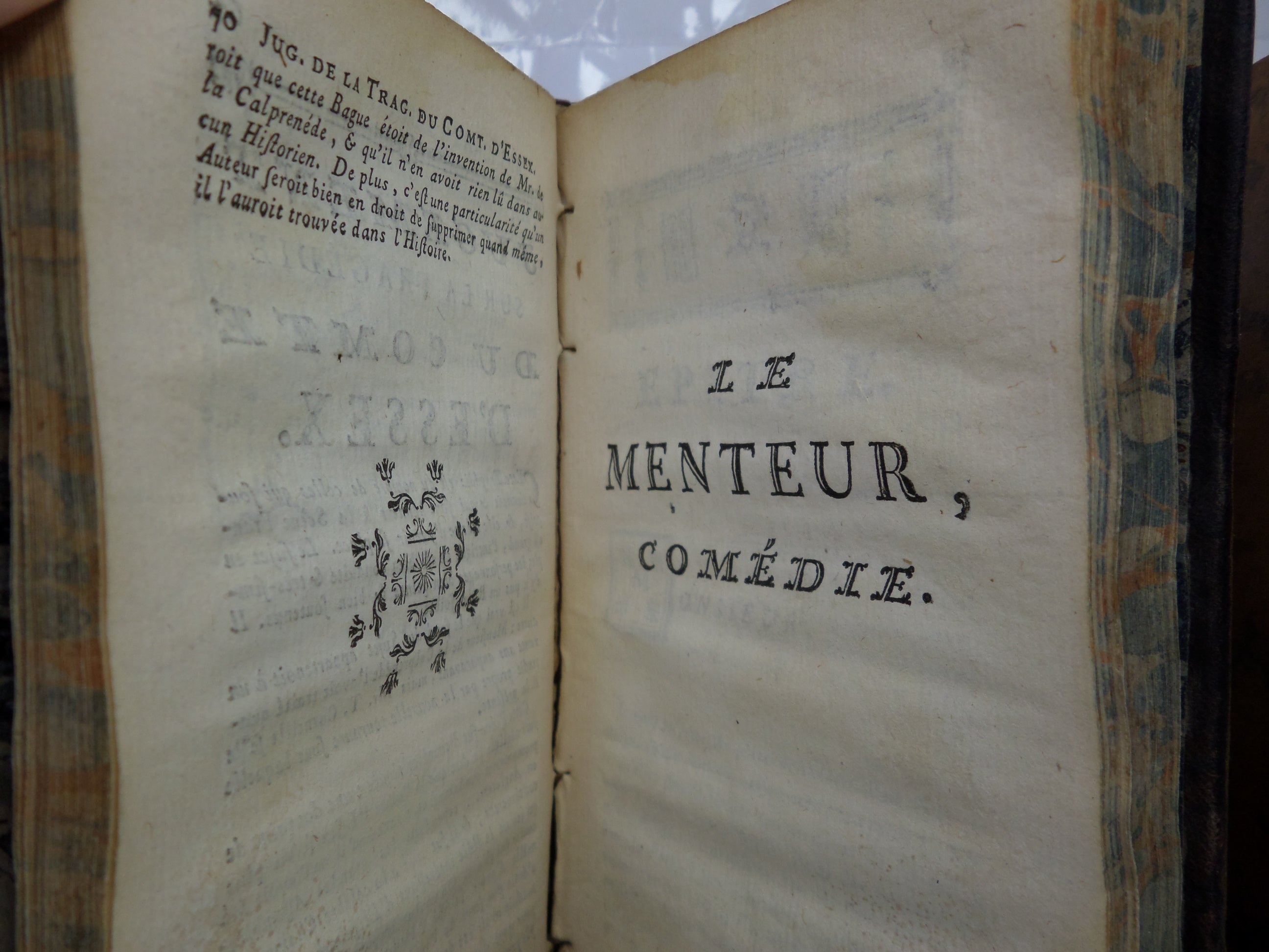 LES CHEF-D'OEUVRES DRAMATIQUES DE MESSIEURS CORNEILLE 1773 LEATHER-BOUND SET