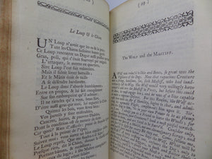 FABLES AND TALES FROM LA FONTAINE IN FRENCH AND ENGLISH 1734 FIRST EDITION