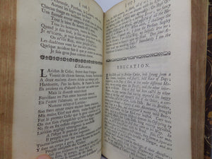 FABLES AND TALES FROM LA FONTAINE IN FRENCH AND ENGLISH 1734 FIRST EDITION