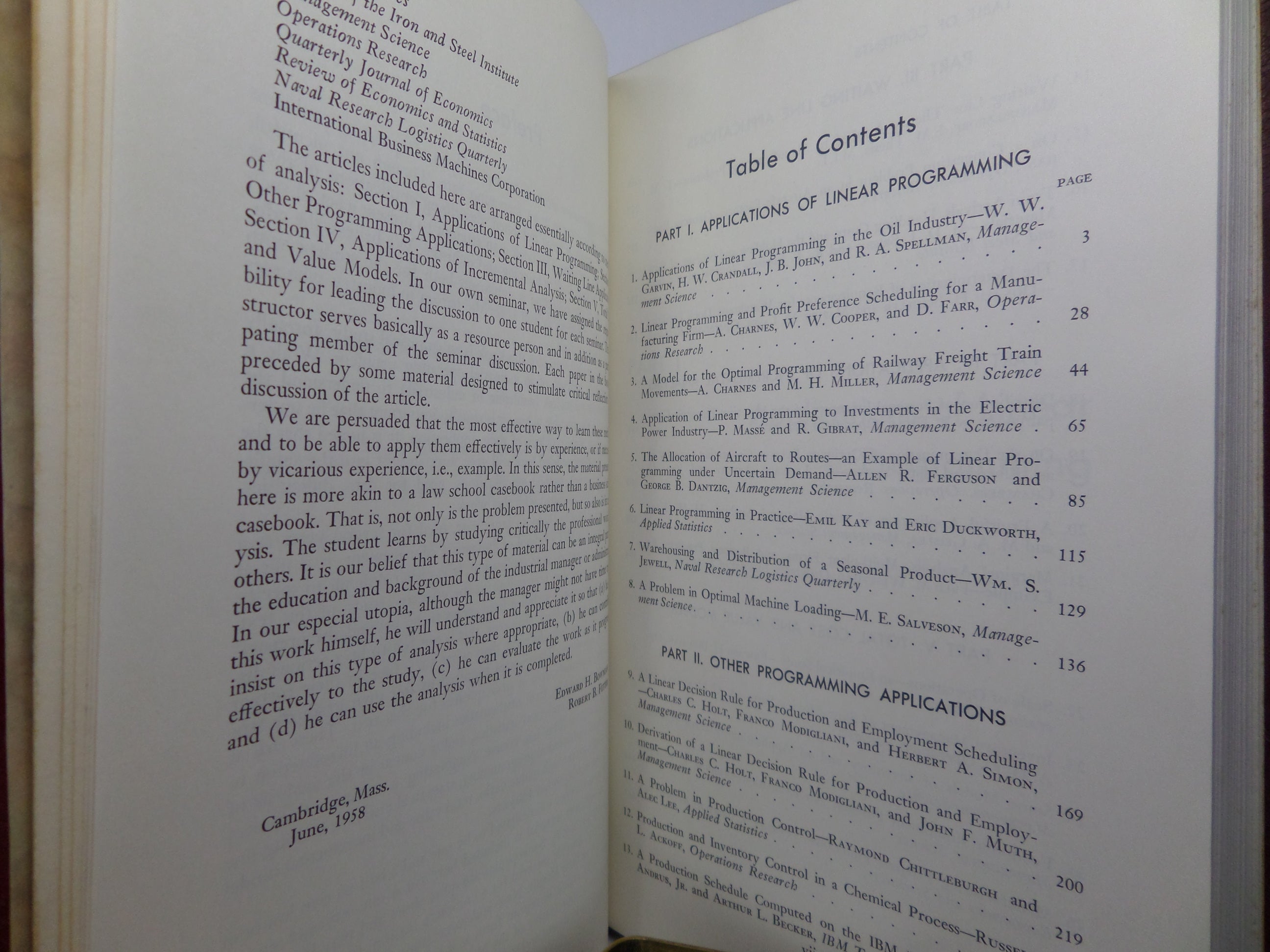 ANALYSES OF INDUSTRIAL OPERATIONS EDITED BY EDWARD BOWMAN HARDCOURT FINE BINDING