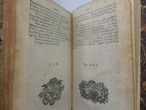 FABLES AND TALES FROM LA FONTAINE IN FRENCH AND ENGLISH 1734 FIRST EDITION