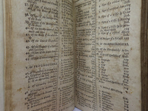 SYNOPSIS MEDICINAE OR A COMPENDIUM OF THE THEORY AND PRACTICE OF PHYSICK BY WILLIAM SALMON 1695