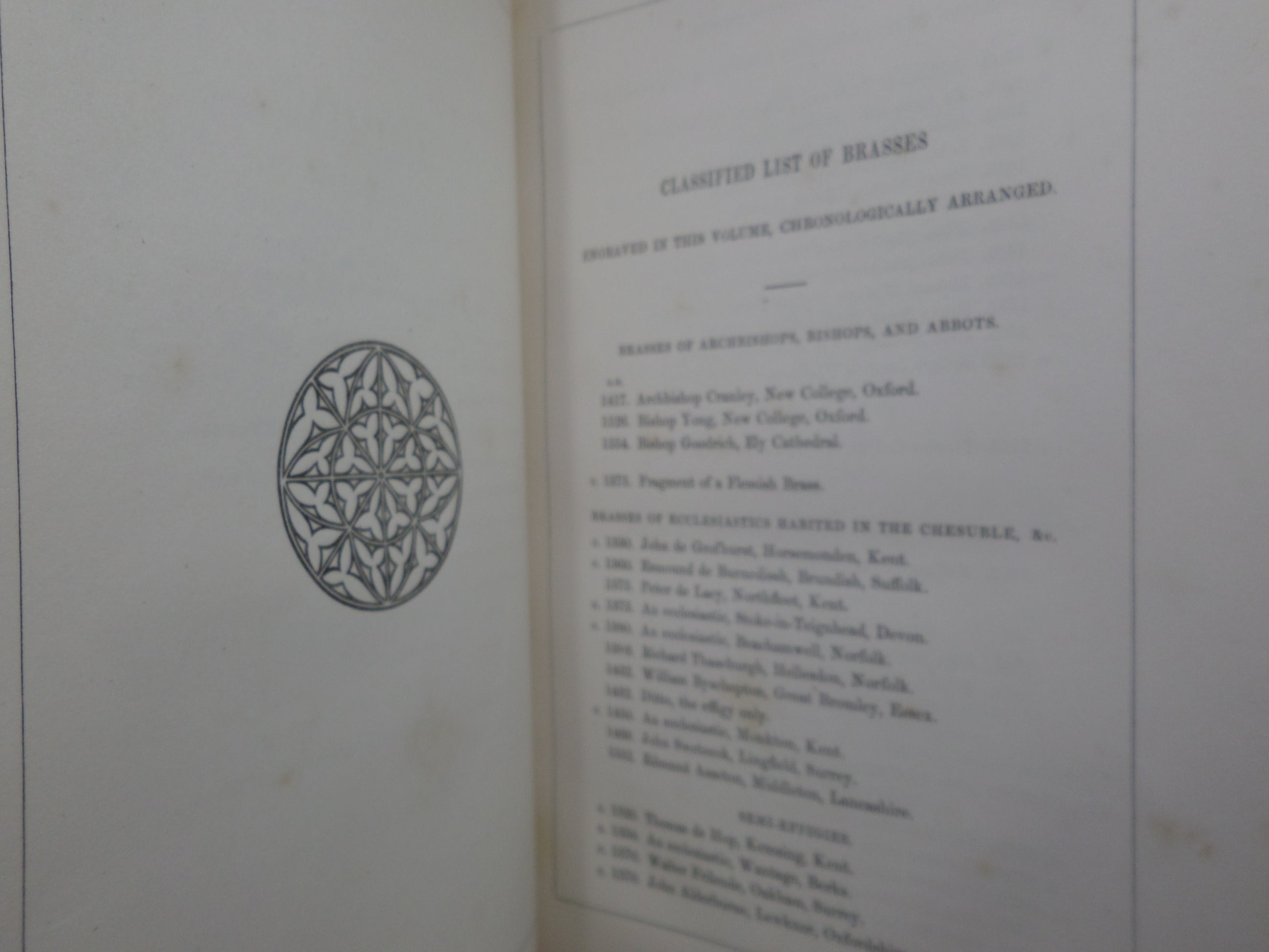 THE MONUMENTAL BRASSES OF ENGLAND BY CHARLES BOUTELL 1849 FINE LEATHER BINDING