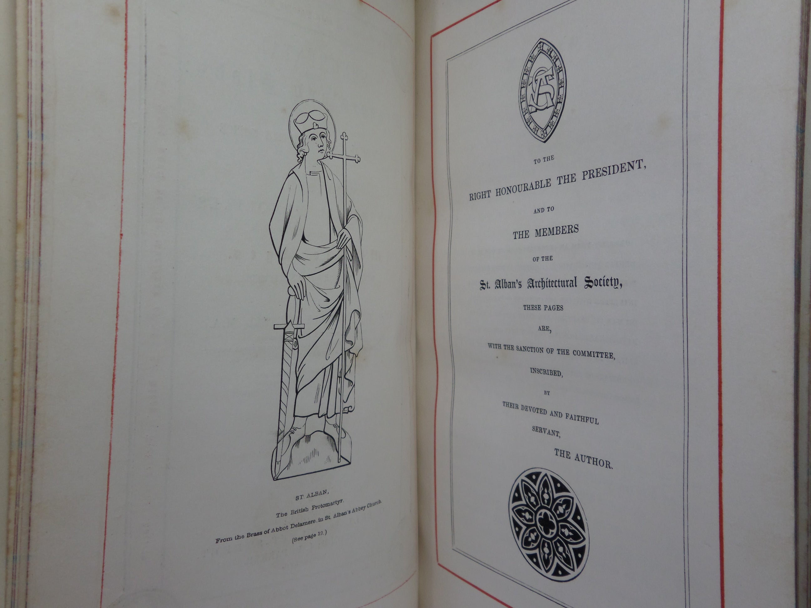 MONUMENTAL BRASSES AND SLABS BY CHARLES BOUTELL 1847 FINE LEATHER BINDING