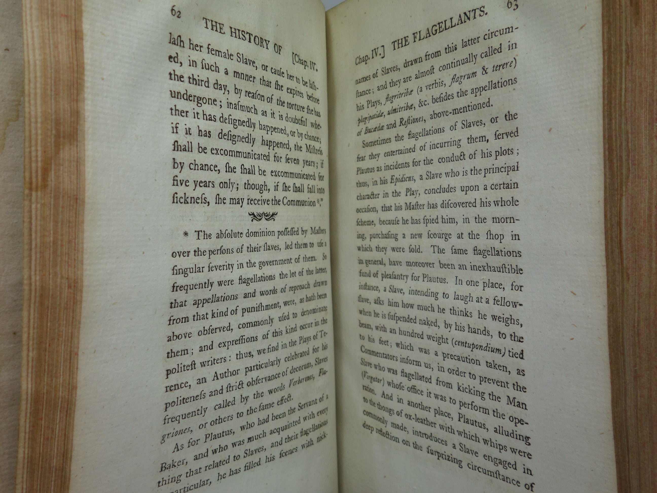 MEMORIALS OF HUMAN SUPERSTITION BY JEAN LOUIS DE LOLME 1784 LEATHER-BOUND