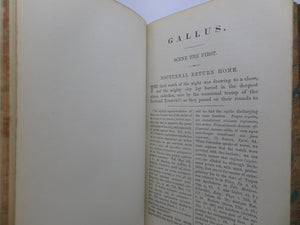 GALLUS OR ROMAN SCENES OF THE TIME OF AUGUSTUS 1873 W.A. BECKER FOURTH EDITION