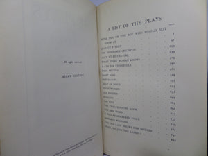 THE PLAYS OF J. M. BARRIE 1928 FINE LEATHER BINDING