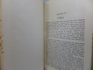 THE LATER YEARS OF CATHERINE DE MEDICI BY EDITH SICHEL 1908 FINE LEATHER BINDING