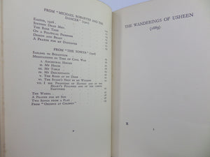 SELECTED POEMS: LYRICAL AND NARRATIVE BY W. B. YEATS 1938