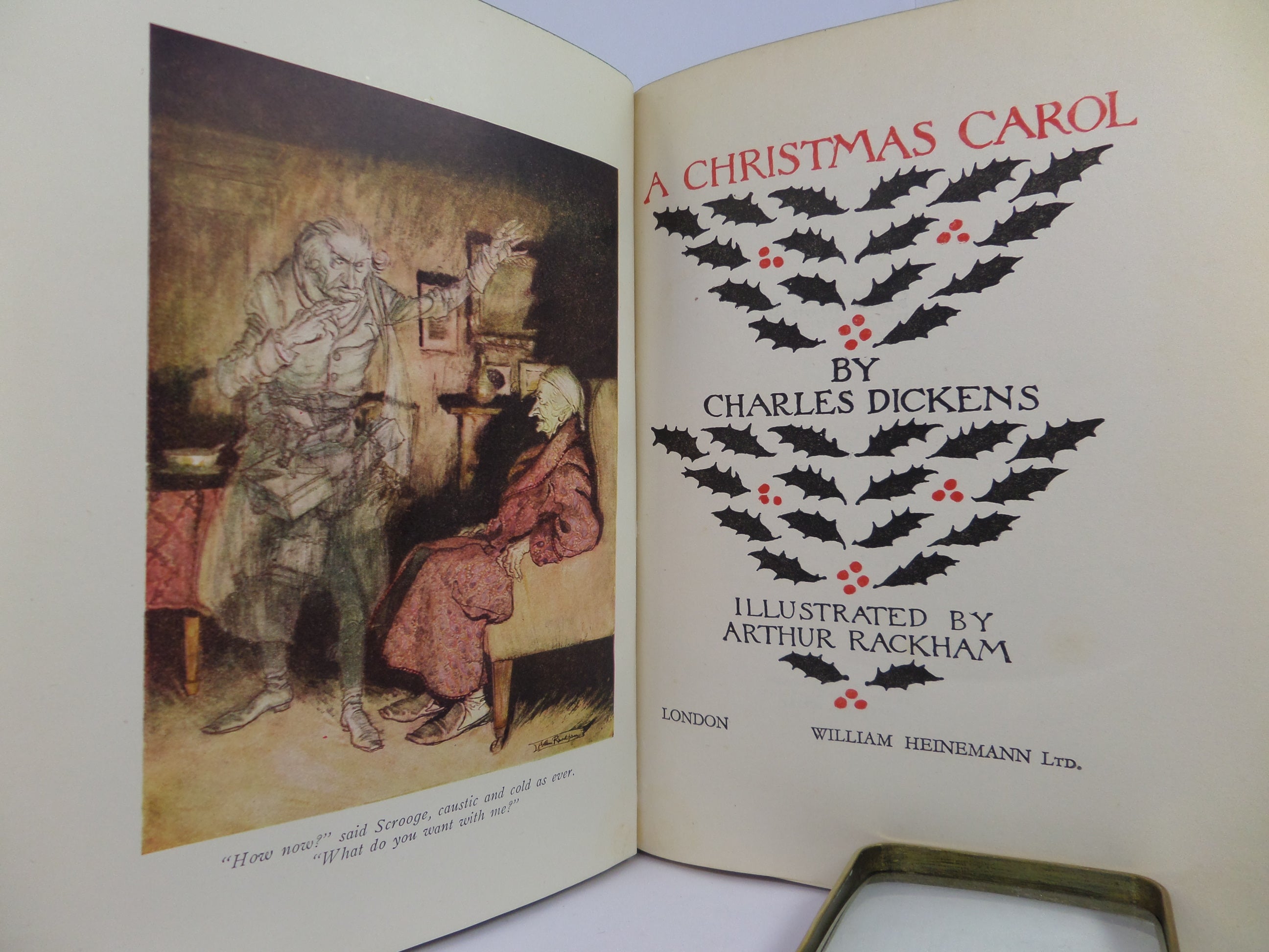 A CHRISTMAS CAROL BY CHARLES DICKENS 1947 ARTHUR RACKHAM ILLUSTRATIONS