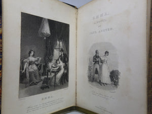 EMMA BY JANE AUSTEN 1869 LEATHER BOUND BY HALE & ROWORTH