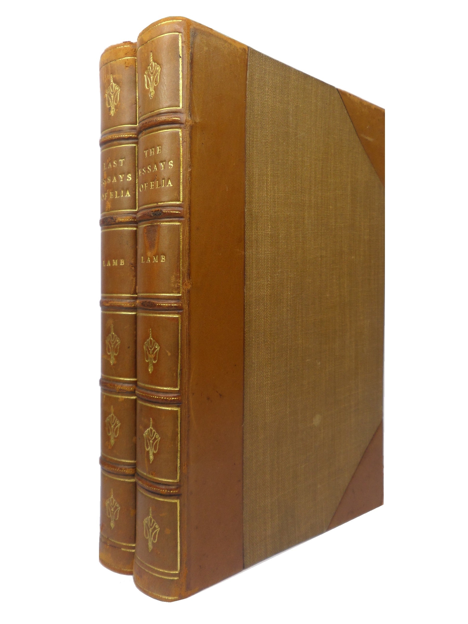 THE ESSAYS OF ELIA & THE LAST ESSAYS OF ELIA 1906-09 CHARLES LAMB, FINE BINDINGS