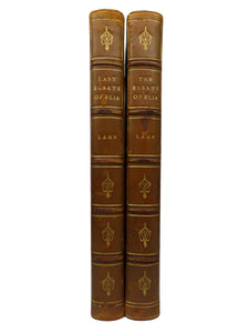 THE ESSAYS OF ELIA & THE LAST ESSAYS OF ELIA 1906-09 CHARLES LAMB, FINE BINDINGS