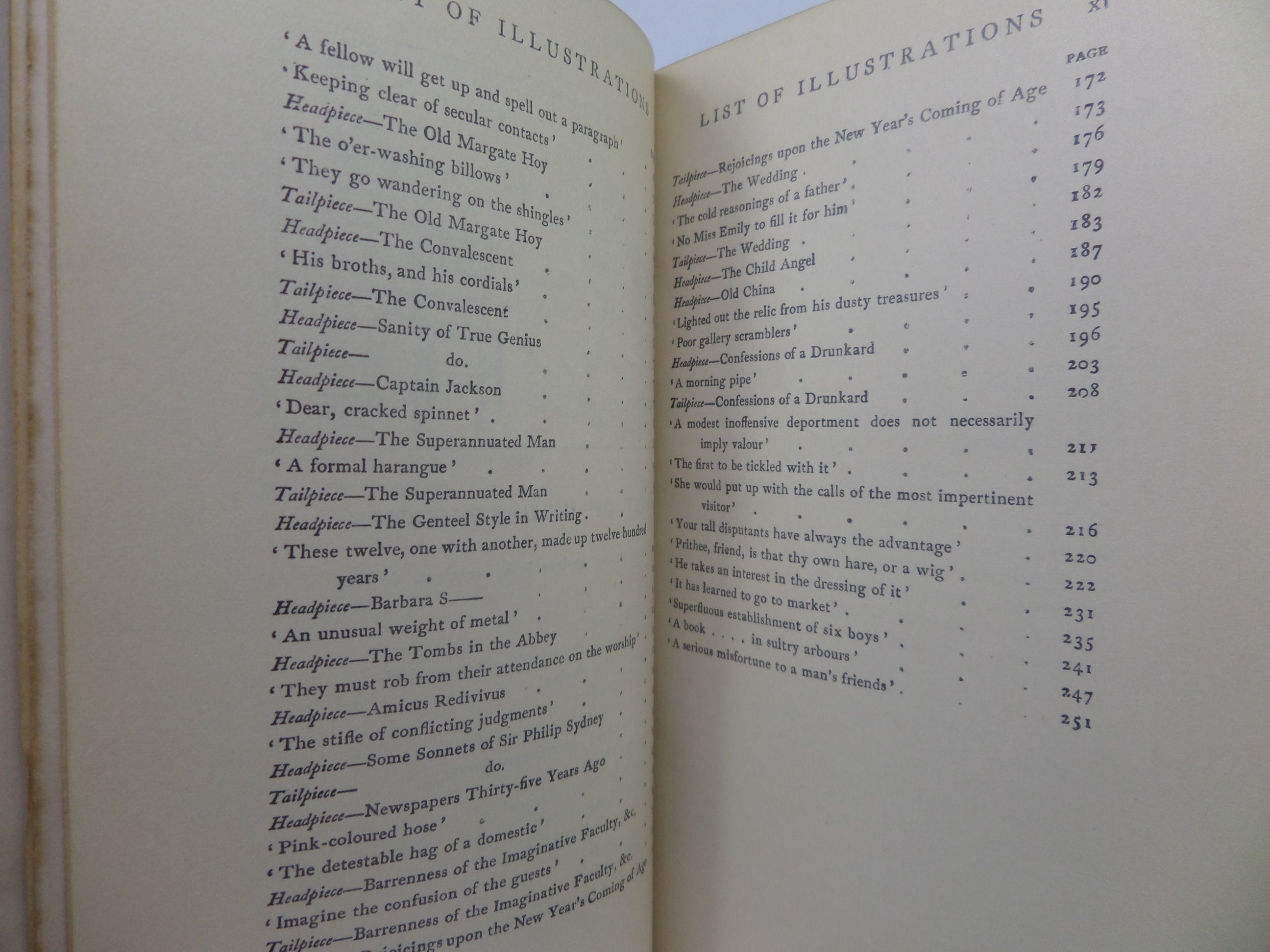 THE ESSAYS OF ELIA & THE LAST ESSAYS OF ELIA 1906-09 CHARLES LAMB, FINE BINDINGS