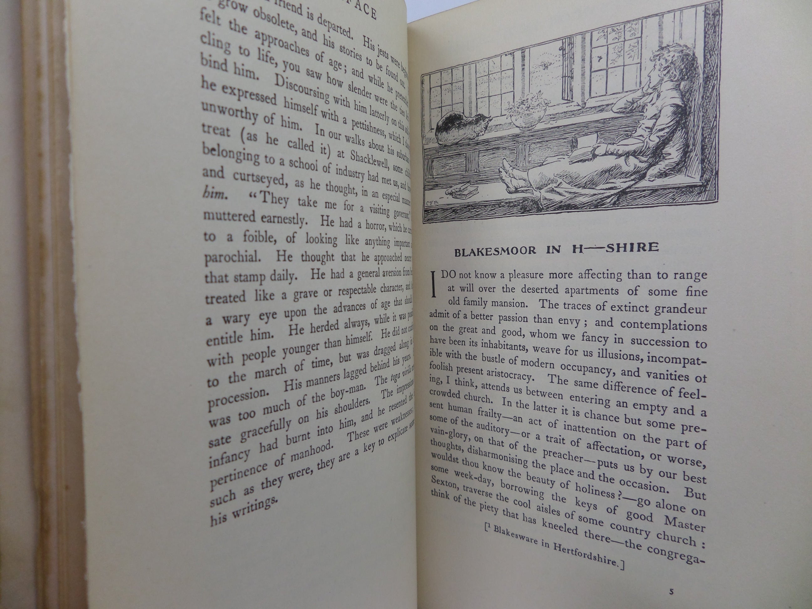 THE ESSAYS OF ELIA & THE LAST ESSAYS OF ELIA 1906-09 CHARLES LAMB, FINE BINDINGS