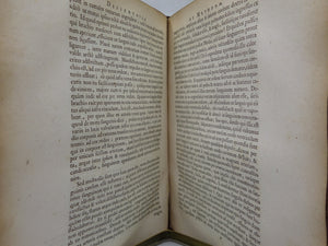 THE PHILOSOPHICAL WORKS OF RENE DESCARTES 1672 LEATHER-BOUND