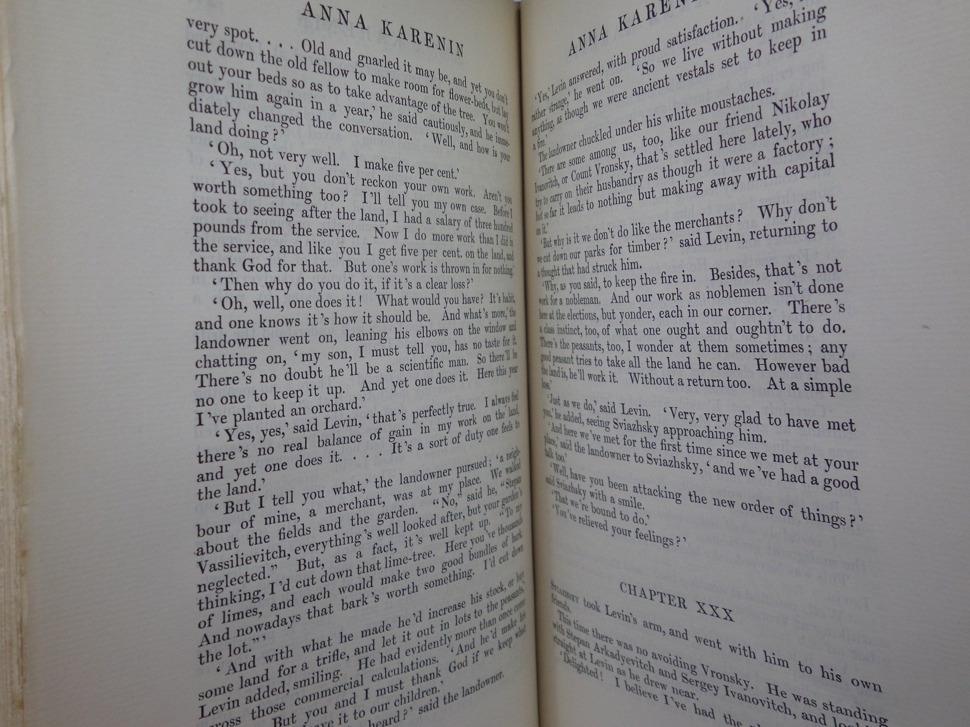 ANNA KARENINA BY LEO TOLSTOY 1901 FINELY BOUND IN TWO VOLUMES BY BAYNTUN RIVIERE