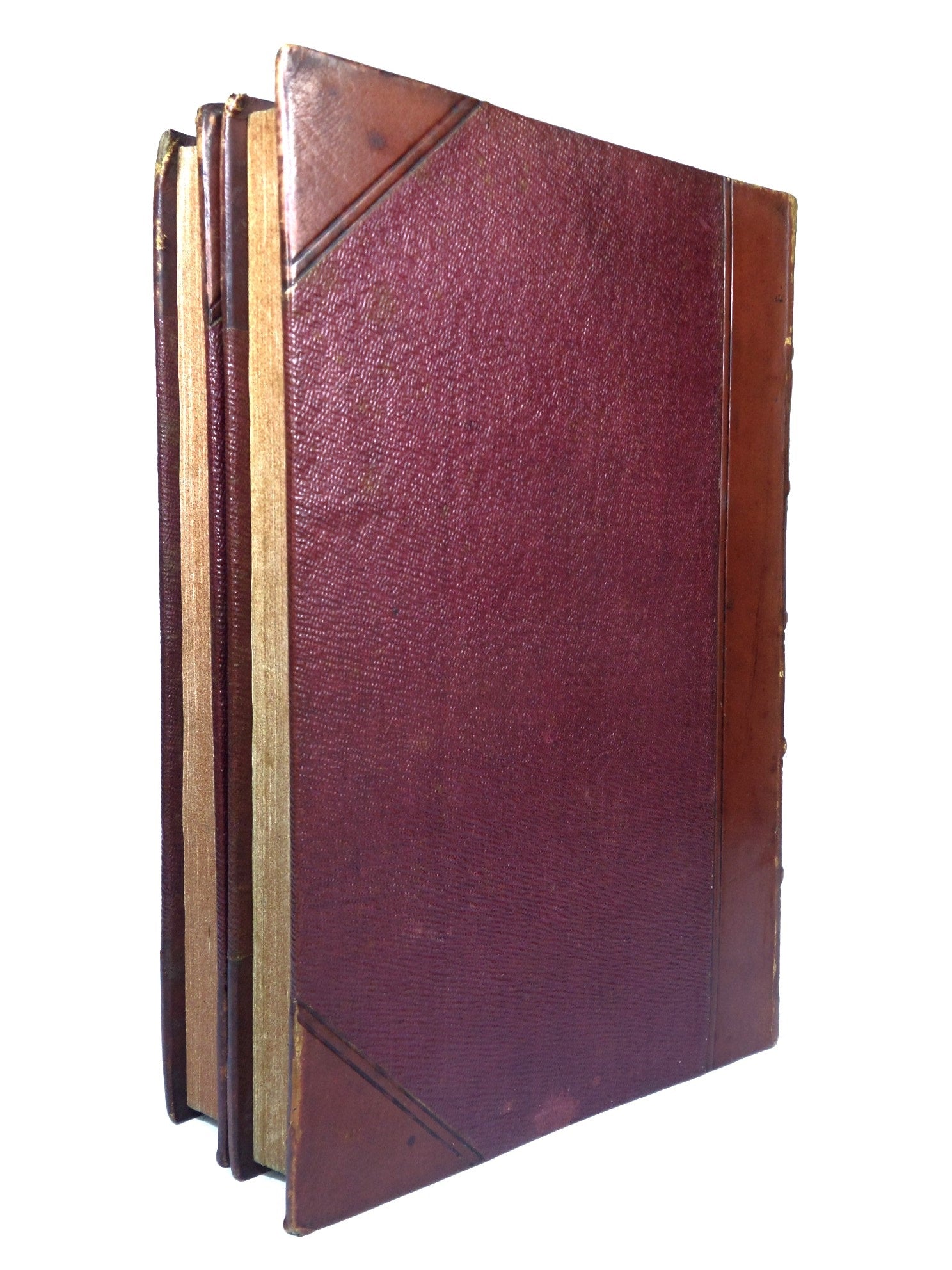 MEMOIRS OF BENVENUTO CELLINI 1823 THIRD EDITION LEATHER BOUND IN TWO VOLUMES