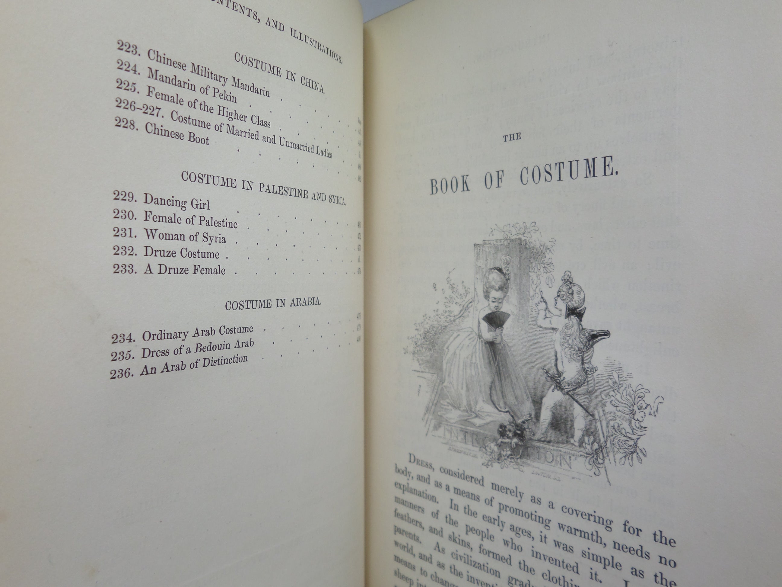 [FINE BINDING] THE BOOK OF COSTUME OR ANNALS OF FASHION 1847