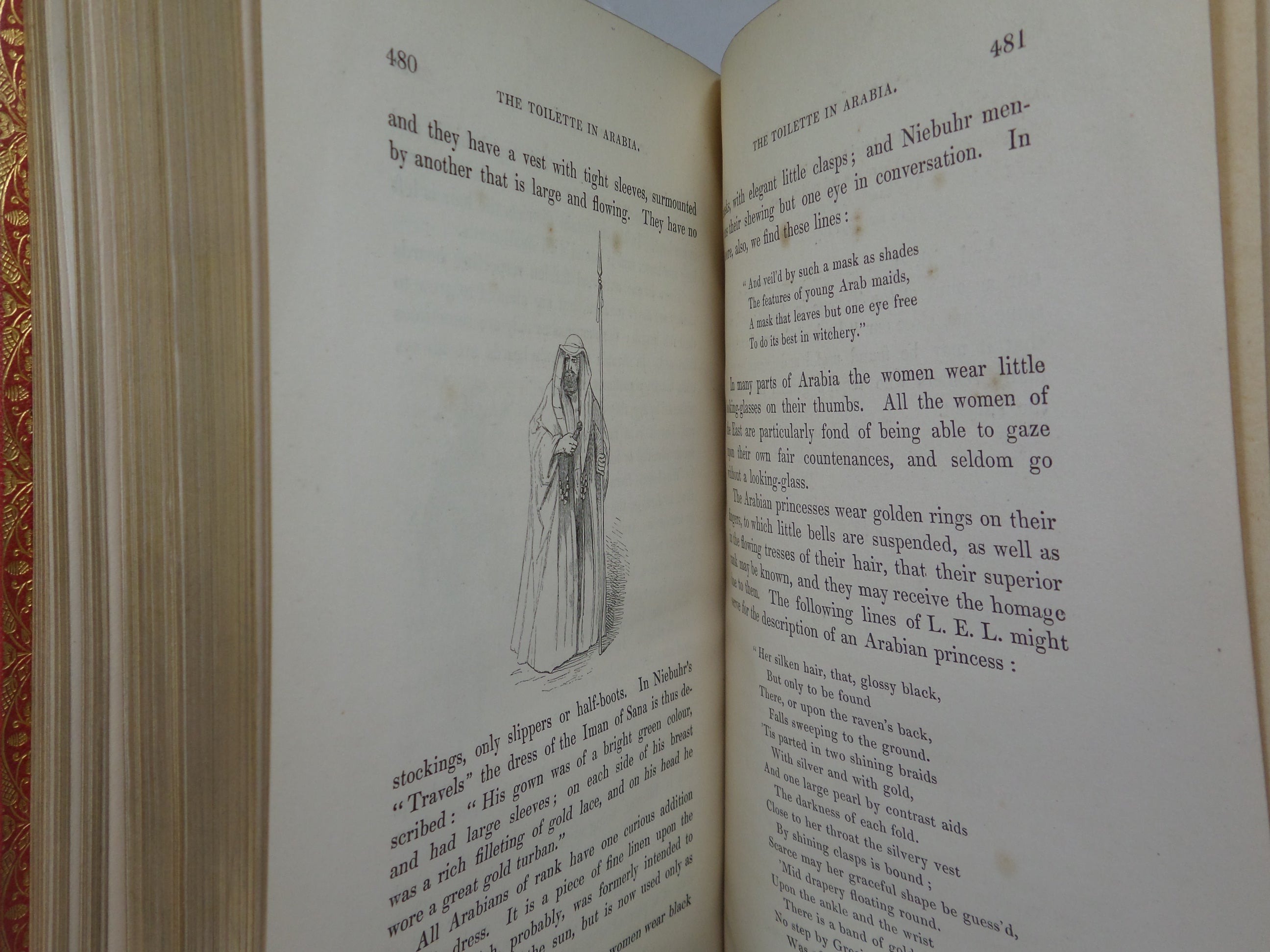 [FINE BINDING] THE BOOK OF COSTUME OR ANNALS OF FASHION 1847