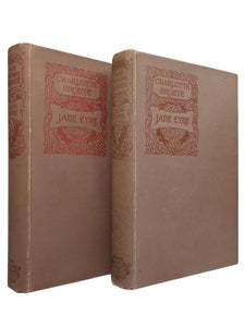 JANE EYRE BY CHARLOTTE BRONTE 1893 IN TWO VOLUMES, ILLUSTRATED HARDBACKS