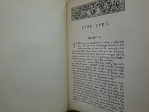 JANE EYRE BY CHARLOTTE BRONTE 1893 IN TWO VOLUMES, ILLUSTRATED HARDBACKS