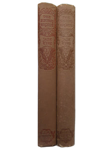 JANE EYRE BY CHARLOTTE BRONTE 1893 IN TWO VOLUMES, ILLUSTRATED HARDBACKS