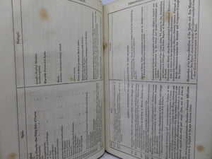 THE HISTORY OF SPAIN AND PORTUGAL FROM THE EARLIEST RECORDS TO THE PEACE OF 1814 EDITED BY M.M. BUCK 1832 FINE BINDING