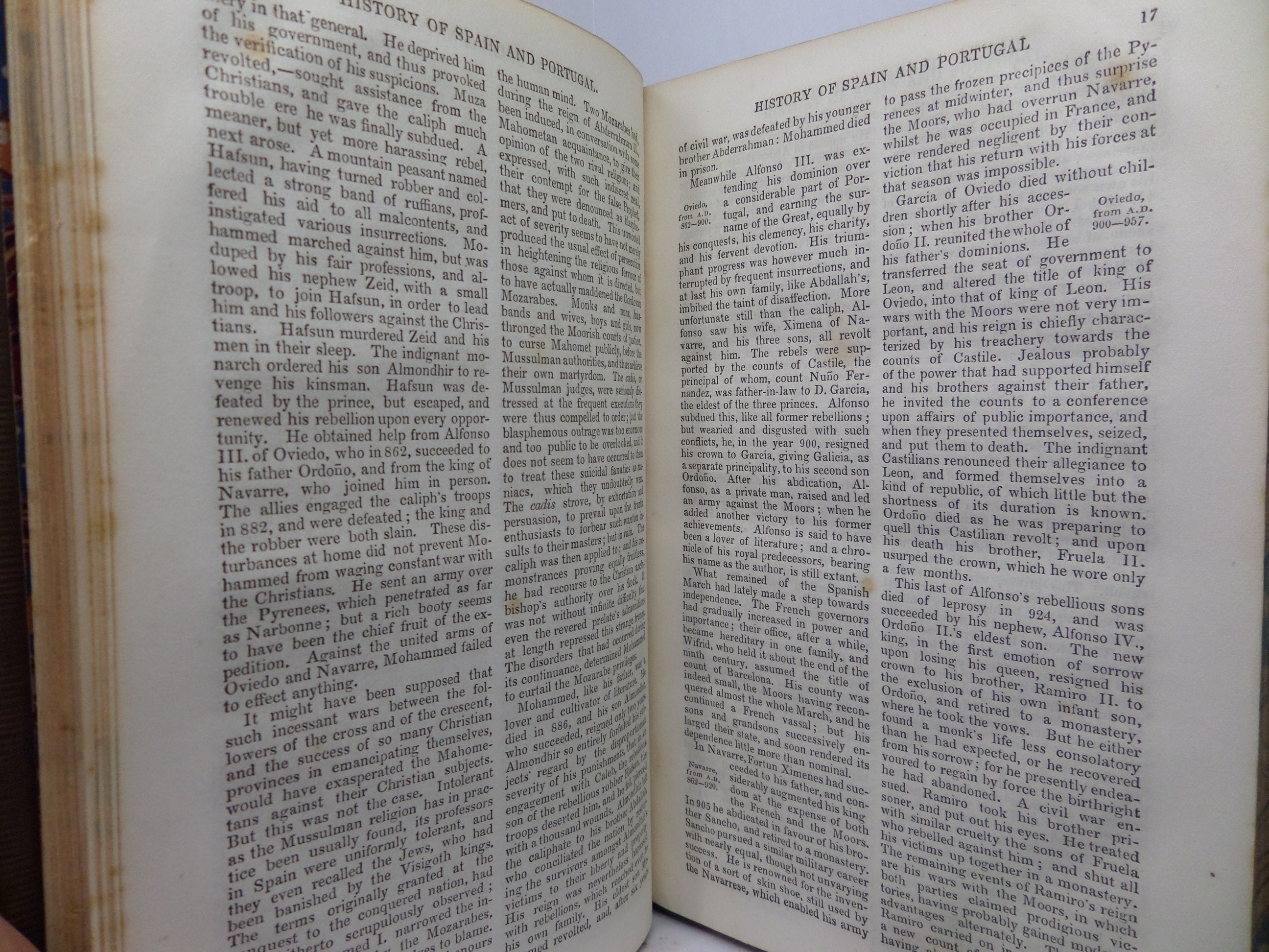 THE HISTORY OF SPAIN AND PORTUGAL FROM THE EARLIEST RECORDS TO THE PEACE OF 1814 EDITED BY M.M. BUCK 1832 FINE BINDING