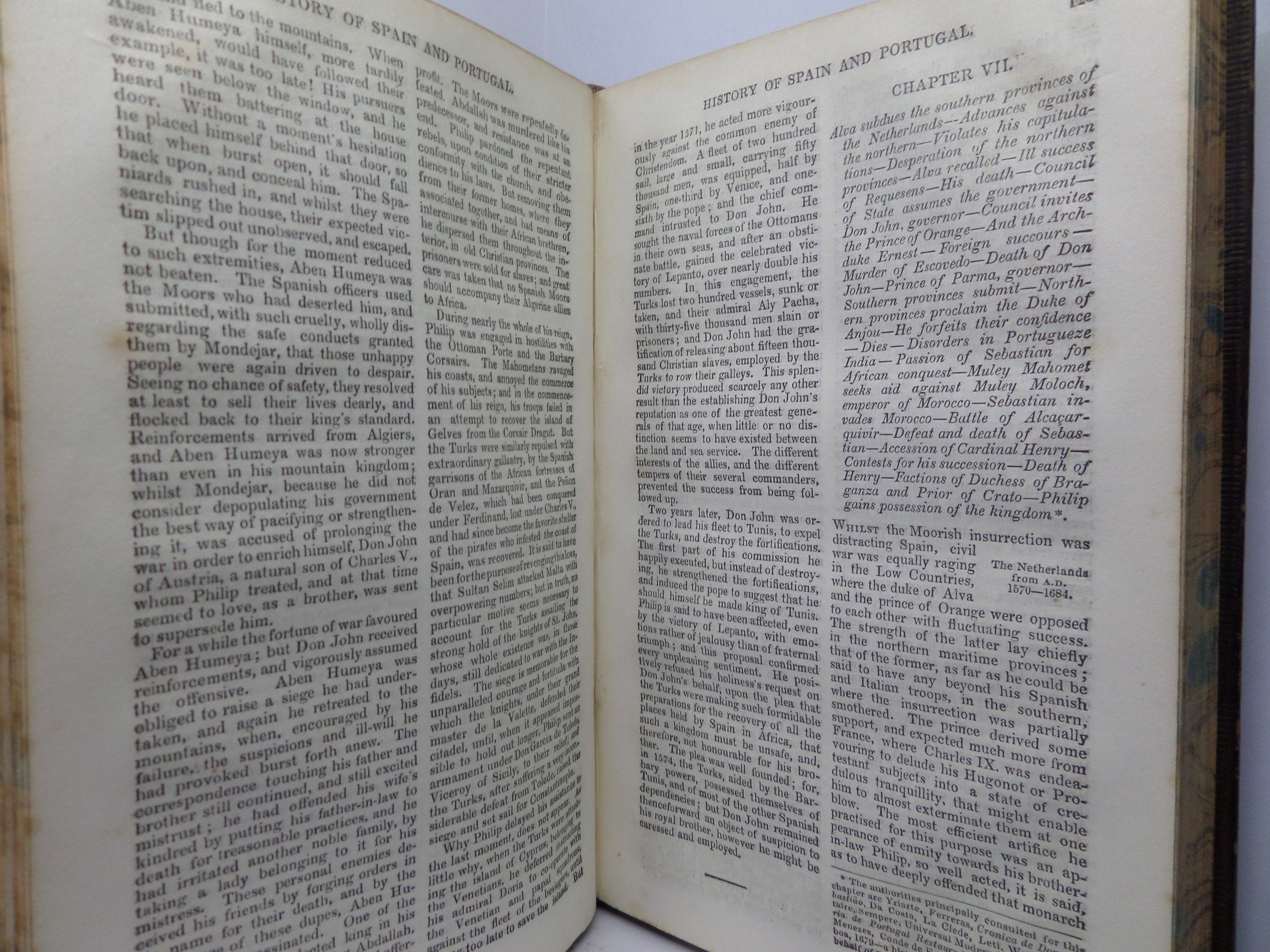 THE HISTORY OF SPAIN AND PORTUGAL FROM THE EARLIEST RECORDS TO THE PEACE OF 1814 EDITED BY M.M. BUCK 1832 FINE BINDING