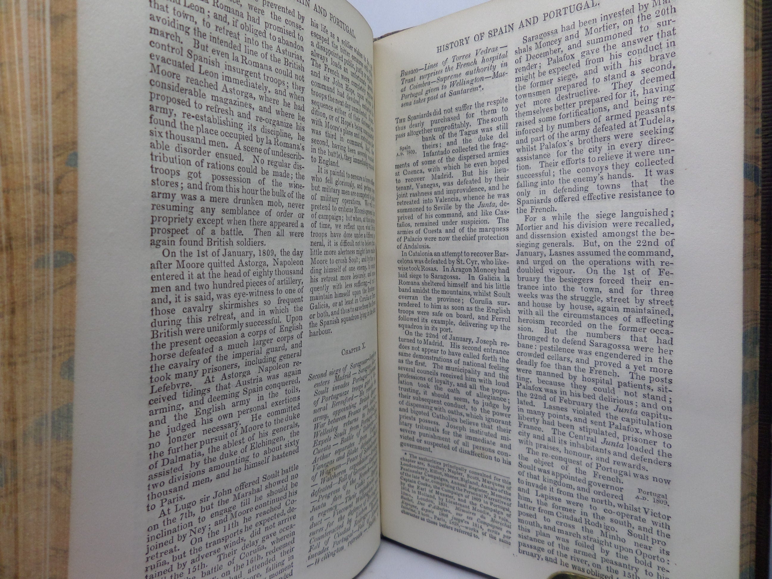 THE HISTORY OF SPAIN AND PORTUGAL FROM THE EARLIEST RECORDS TO THE PEACE OF 1814 EDITED BY M.M. BUCK 1832 FINE BINDING