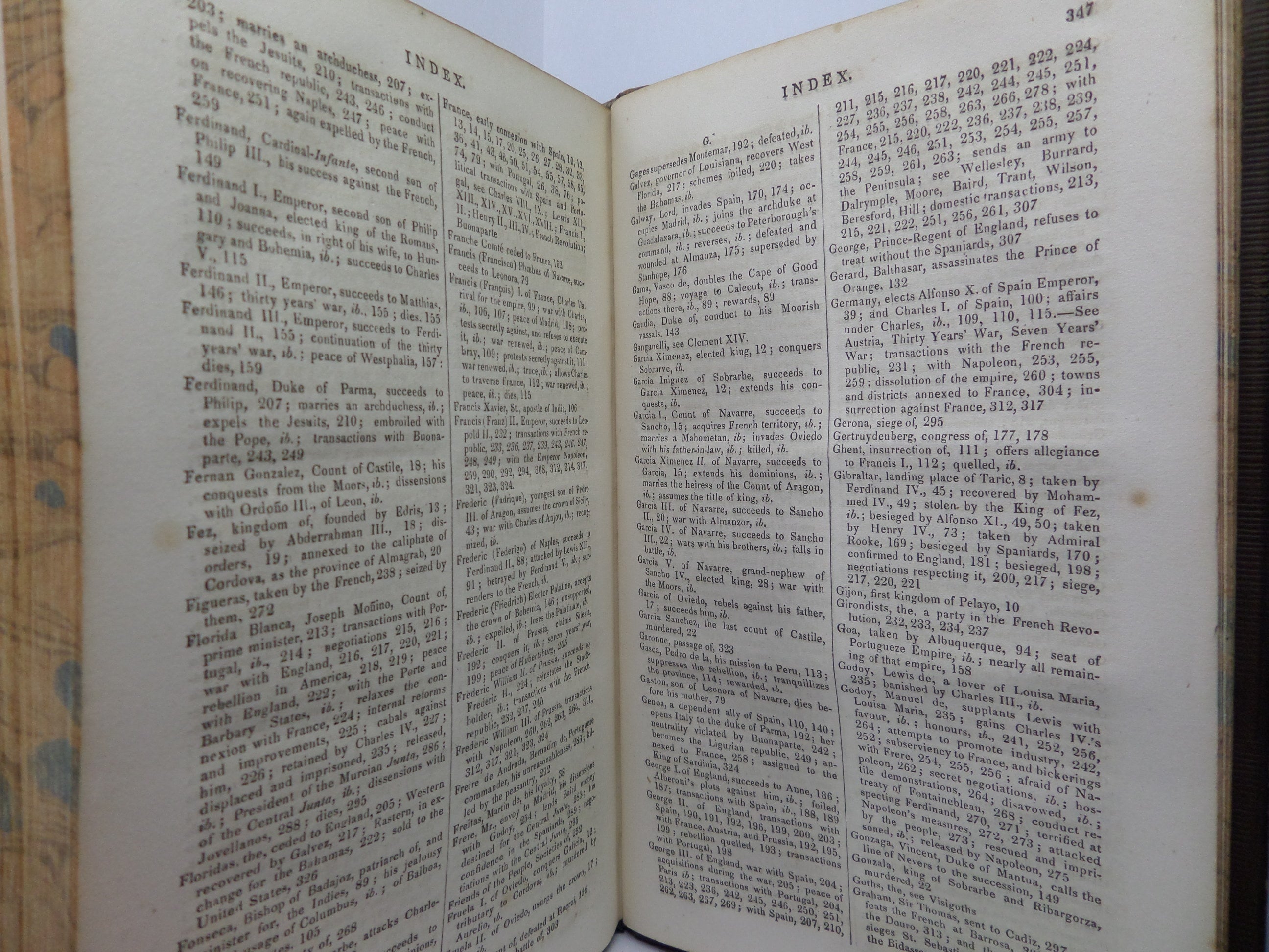 THE HISTORY OF SPAIN AND PORTUGAL FROM THE EARLIEST RECORDS TO THE PEACE OF 1814 EDITED BY M.M. BUCK 1832 FINE BINDING