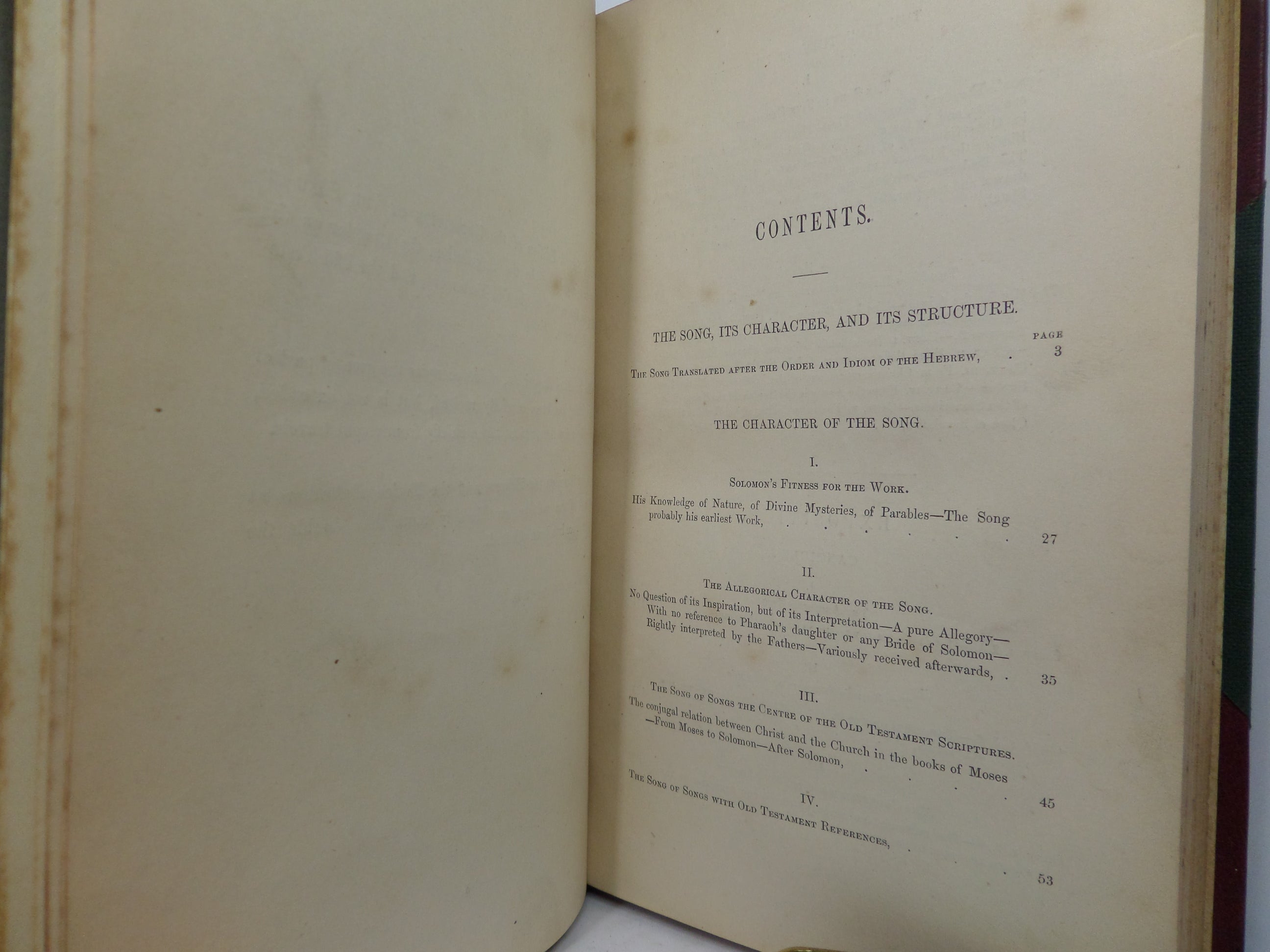 THE SONG OF SONGS AN EXPOSITION OF THE SONG OF SOLOMON BY A. MOODY STUART 1860