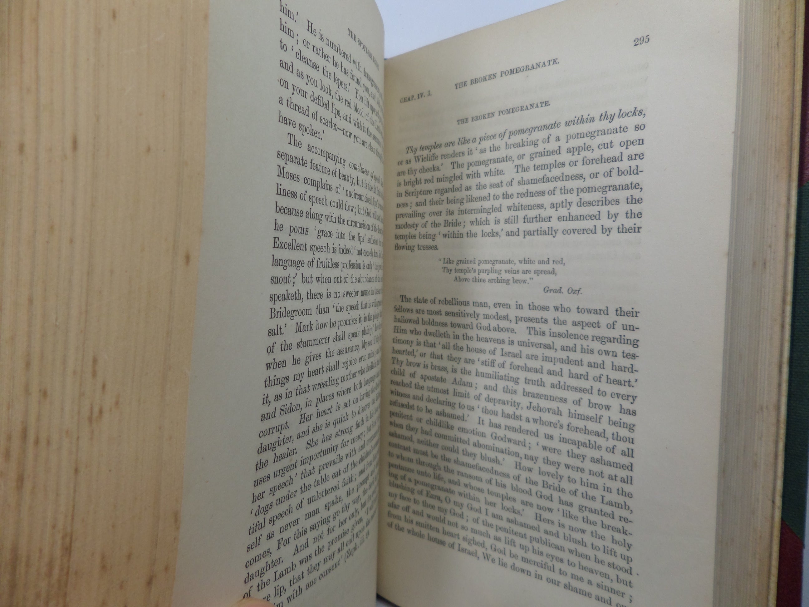 THE SONG OF SONGS AN EXPOSITION OF THE SONG OF SOLOMON BY A. MOODY STUART 1860