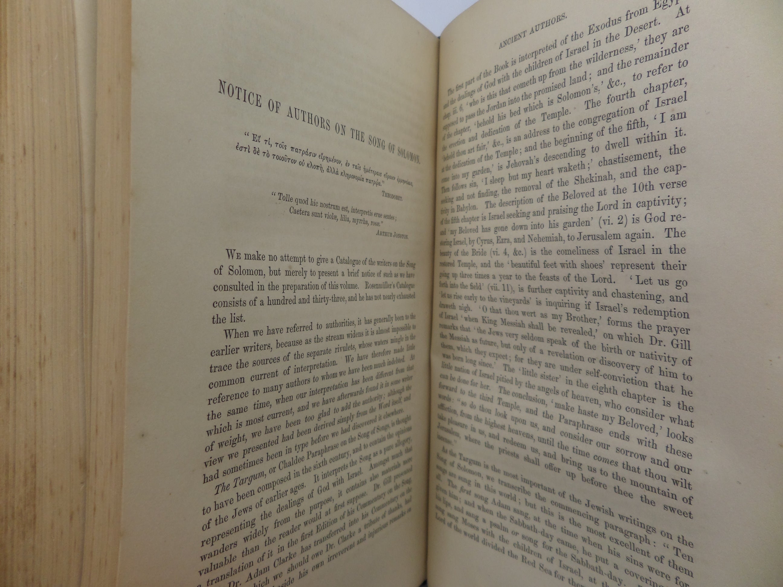 THE SONG OF SONGS AN EXPOSITION OF THE SONG OF SOLOMON BY A. MOODY STUART 1860