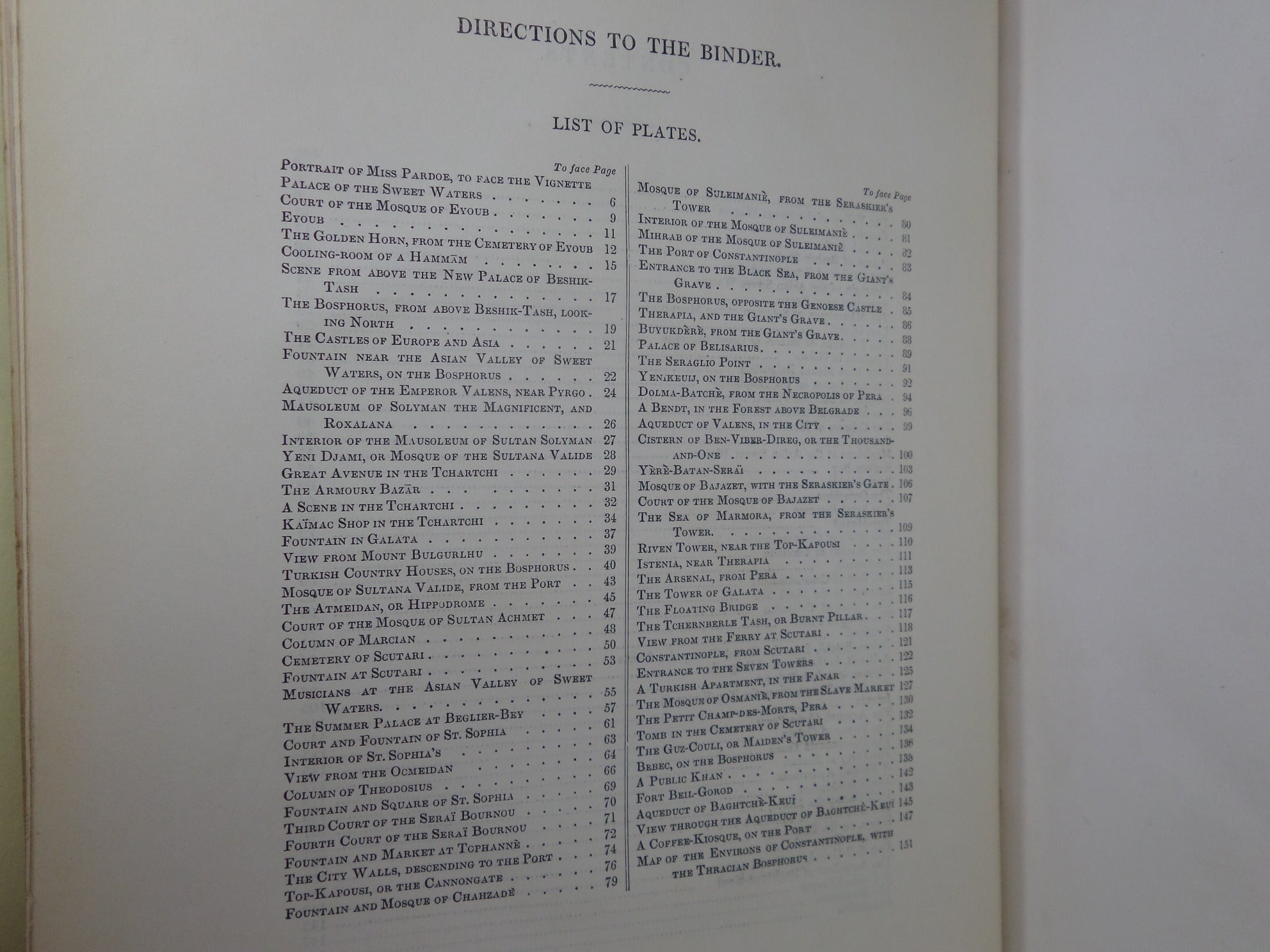 BEAUTIES OF THE BOSPHORUS & DANUBE BY MISS PARDOE & WILLIAM BEATTIE CA. 1838-42