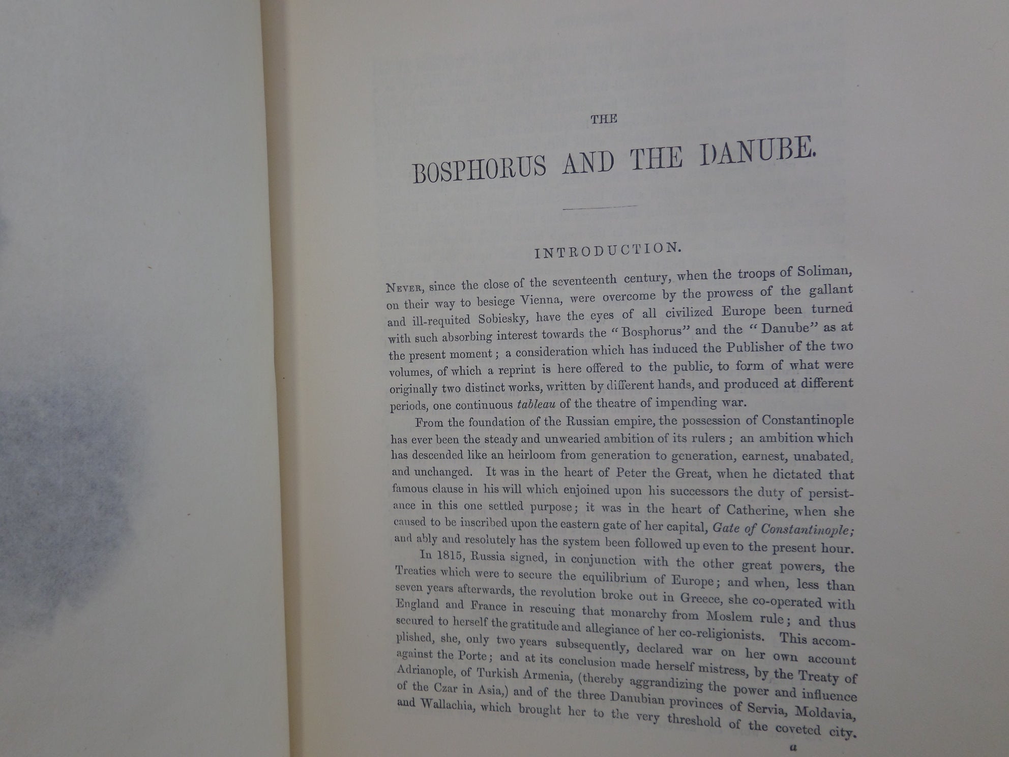 BEAUTIES OF THE BOSPHORUS & DANUBE BY MISS PARDOE & WILLIAM BEATTIE CA. 1838-42