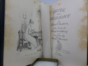 PRIDE AND PREJUDICE BY JANE AUSTEN 1894 FIRST PEACOCK EDITION, HUGH THOMSON ILLUSTRATIONS - A NEAR FINE COPY