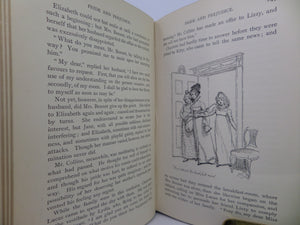 PRIDE AND PREJUDICE BY JANE AUSTEN 1894 FIRST PEACOCK EDITION, HUGH THOMSON ILLUSTRATIONS - A NEAR FINE COPY