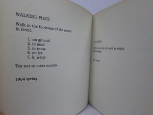 GRAPEFRUIT BY YOKO ONO 1970 FIRST EDITION HARDCOVER