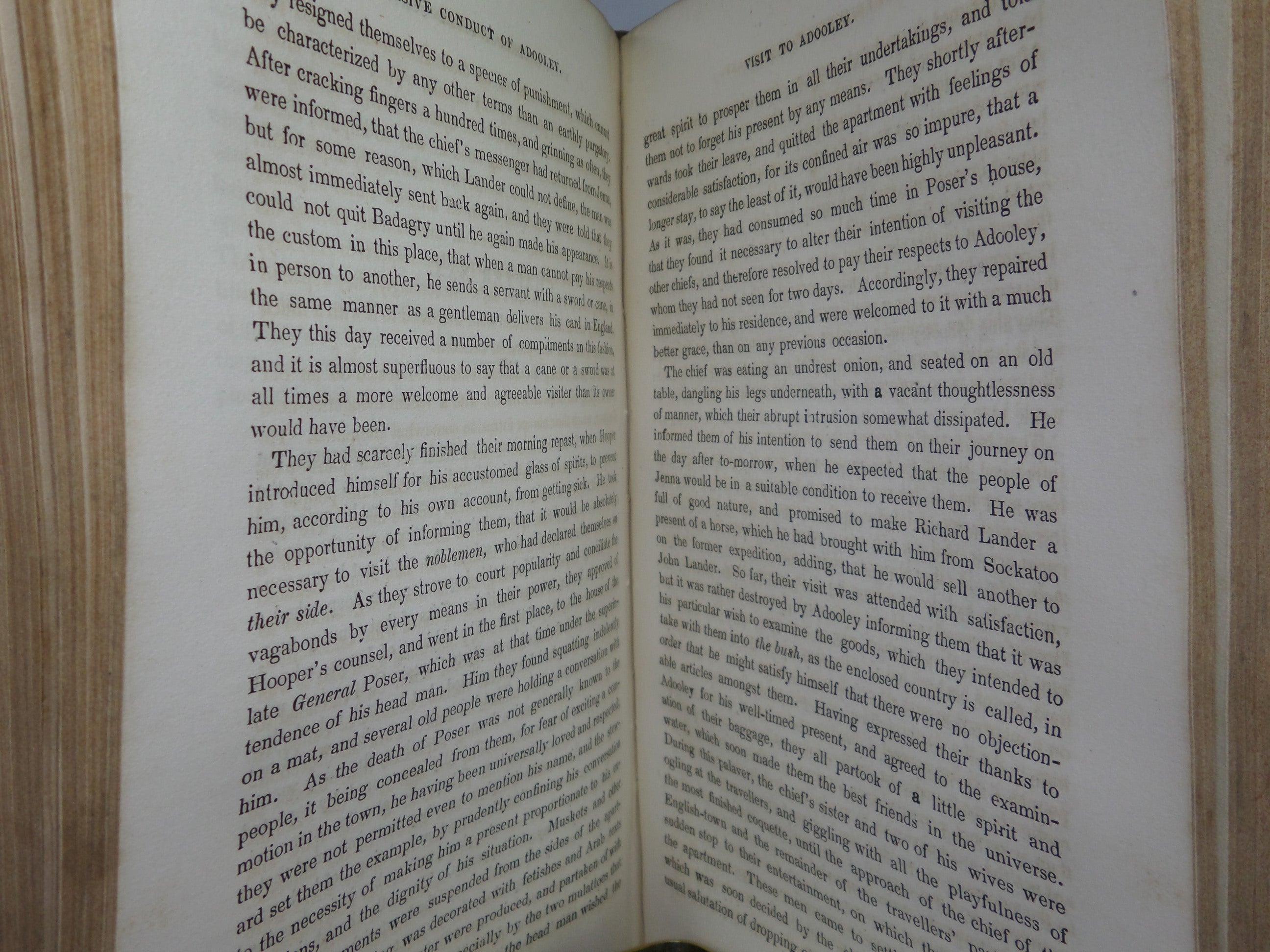 THE TRAVELS OF RICHARD & JOHN LANDER INTO THE INTERIOR OF AFRICA BY ROBERT HUISH 1836 FIRST EDITION