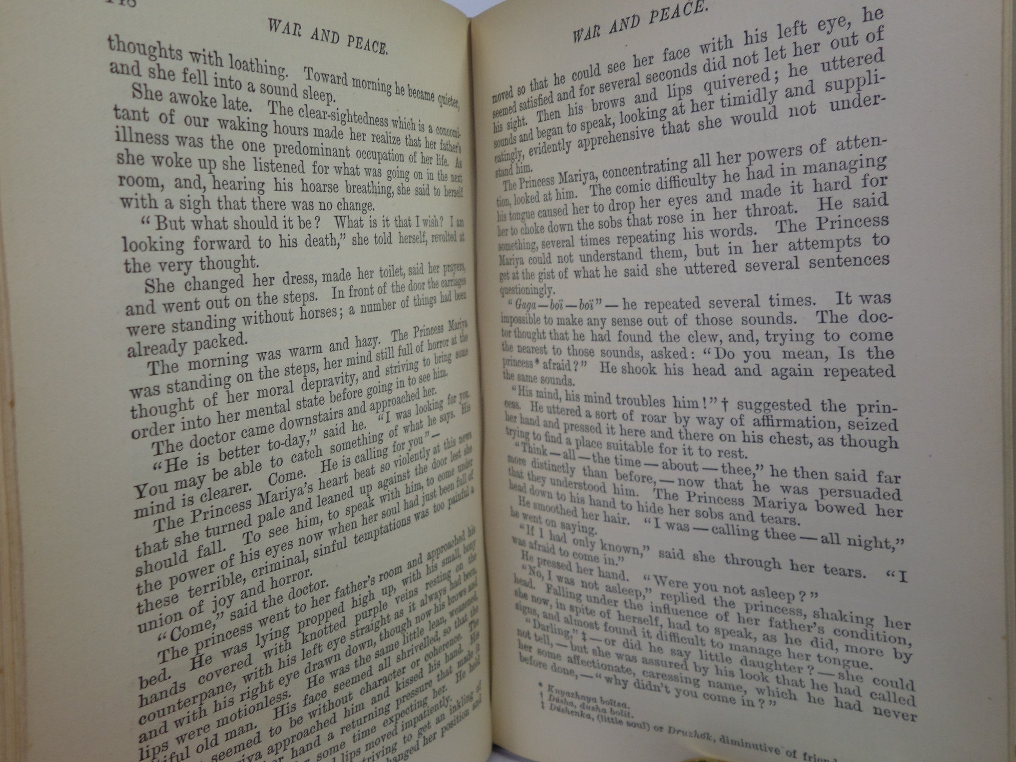 WAR AND PEACE BY LEO TOLSTOY 1889 FIRST UK EDITION, IN FOUR VOLUMES