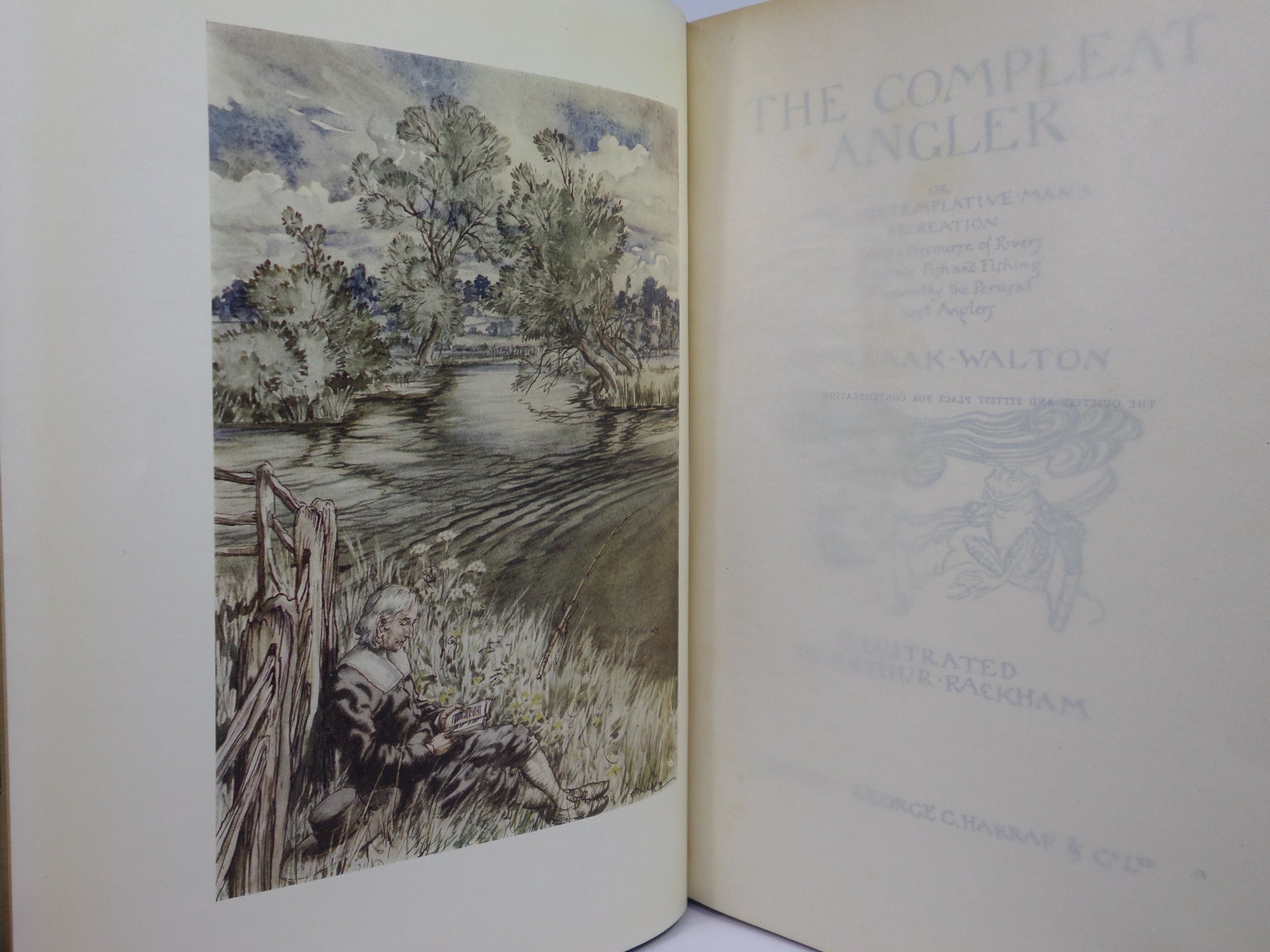 THE COMPLEAT ANGLER BY IZAAK WALTON 1931 ILLUSTRATED BY ARTHUR RACKHAM