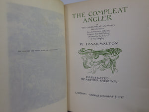 THE COMPLEAT ANGLER BY IZAAK WALTON 1931 ILLUSTRATED BY ARTHUR RACKHAM