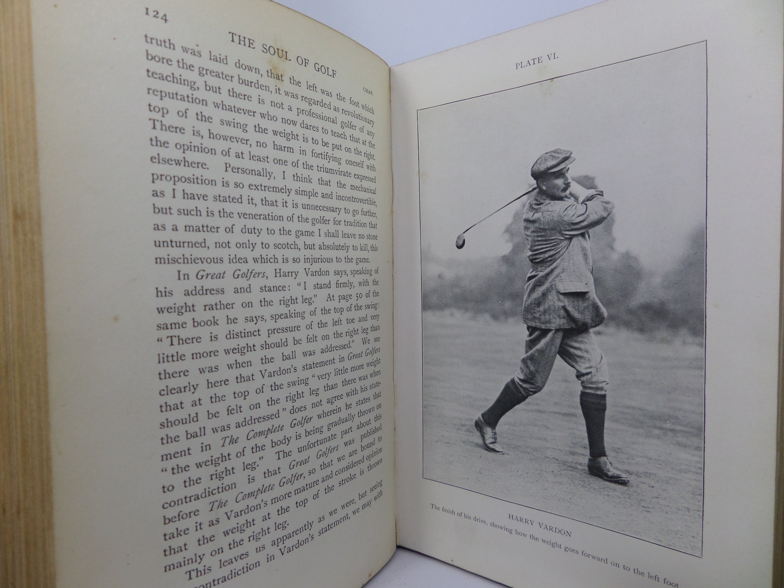 THE SOUL OF GOLF BY P. A. VAILE 1912 FIRST EDITION